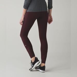 Lululemon Pace Queen Tight Full-On Luxtreme Bordeaux Drama / Raspberry
